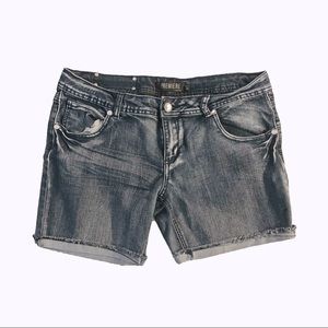 Rue 21 embellished denim shorts